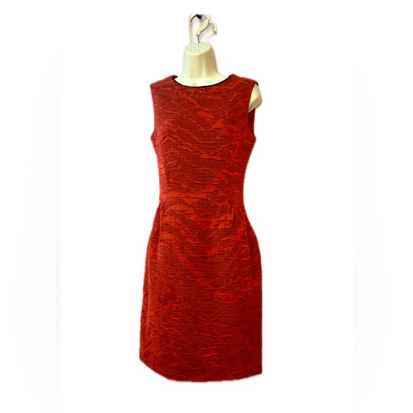 Piazza Sempione Dresses & Skirts - Piazza Sempione Textured Silk Blend Sheath Dress Sz IT 40
